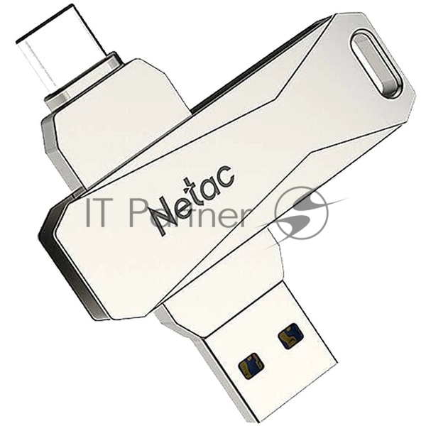Netac USB Drive 128GB U782C USB3.0+TypeC Dual [NT03U782C-128G-30PN/NT03U782C-128G-32PN]