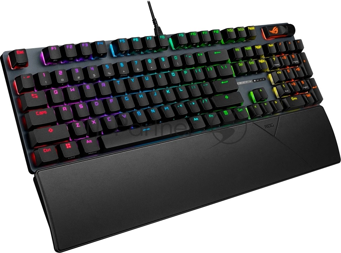 Клавиатура ASUS ROG Strix Scope II X ROG NX Snow V2 проводная, USB Type-A, чёрный
