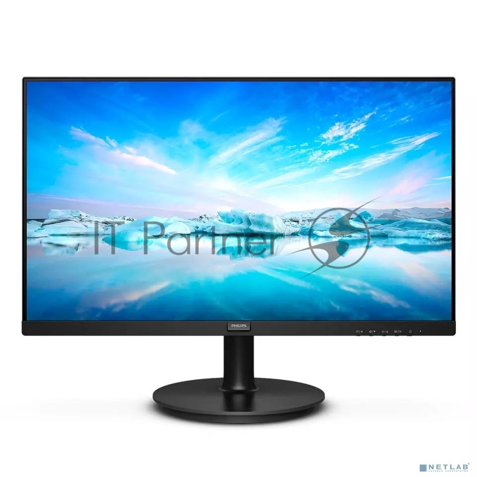 Монитор 23.8" Philips 241V8L(00/01) VA 1920x1080, 75 Гц, 4 мс, 16:9, 250 кд/м2, 1xHDMI, 1xVGA, черный