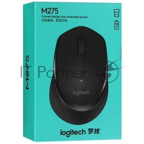 Мышь беспроводная Logitech M275 [910-004427] синий