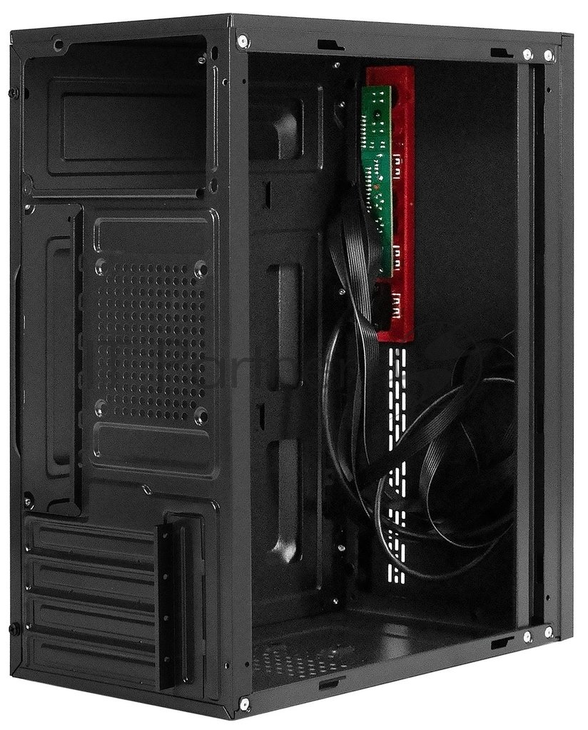 Компьютерный корпус Minitower ExeGate BAA-403U-UNS400 (mATX, БП UNS400 с вент. 12см, 2хUSB/1хUSB 3.0, HD Audio, черный)