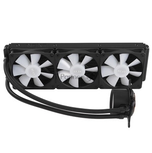 Система жидкостного охлаждения для ПК/ Water Cooling System NZXT Kraken Plus 360 RGB V2 (260W, 360mm, LED temp., Black, RGB/ Fans: 3x120mm, 75.05CFM, 31.9dBA, 2400RPM/ Pump height 55.97mm, 2800RPM, Rad thickness 27mm/ S: 1851, 1700, 1200, 115X, AM5, AM4)
