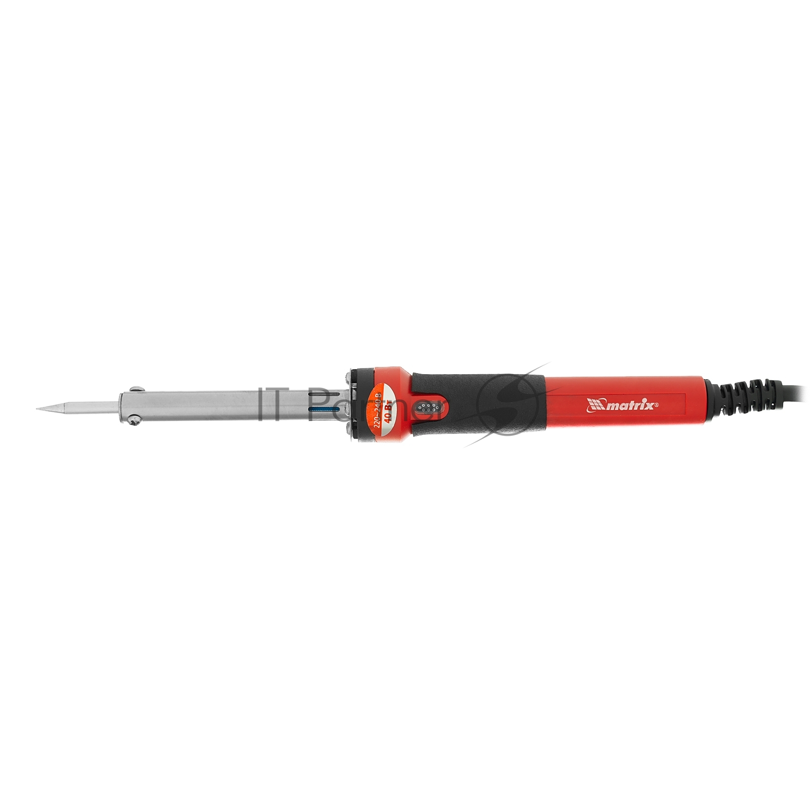 Паяльник Matrix, пл.ABS, класс защиты 1, индикатор,медный наконеч. с долговеч. покрытием,220В,40W