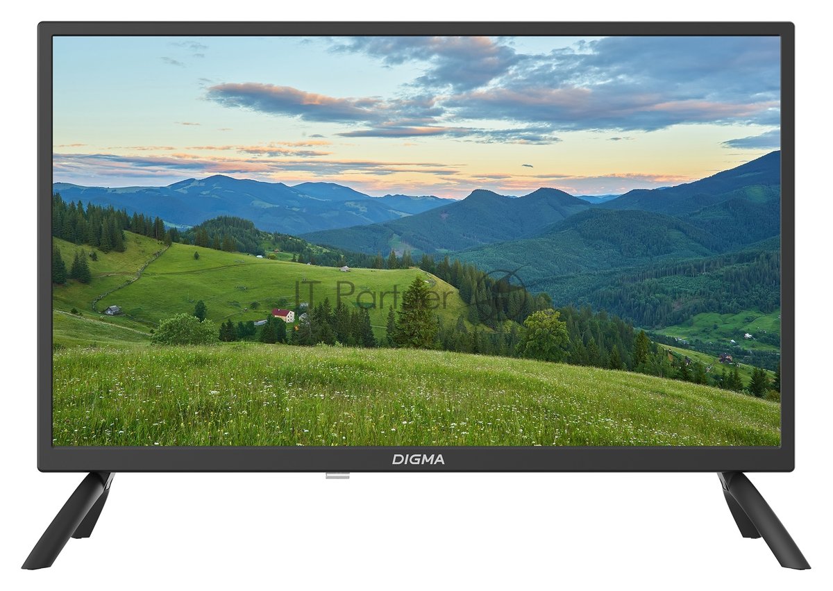 Телевизор 24" Digma DM-LED24MBB21 LED HD 60Hz DVB-T DVB-T2 DVB-C DVB-S DVB-S2 USB черный/черный