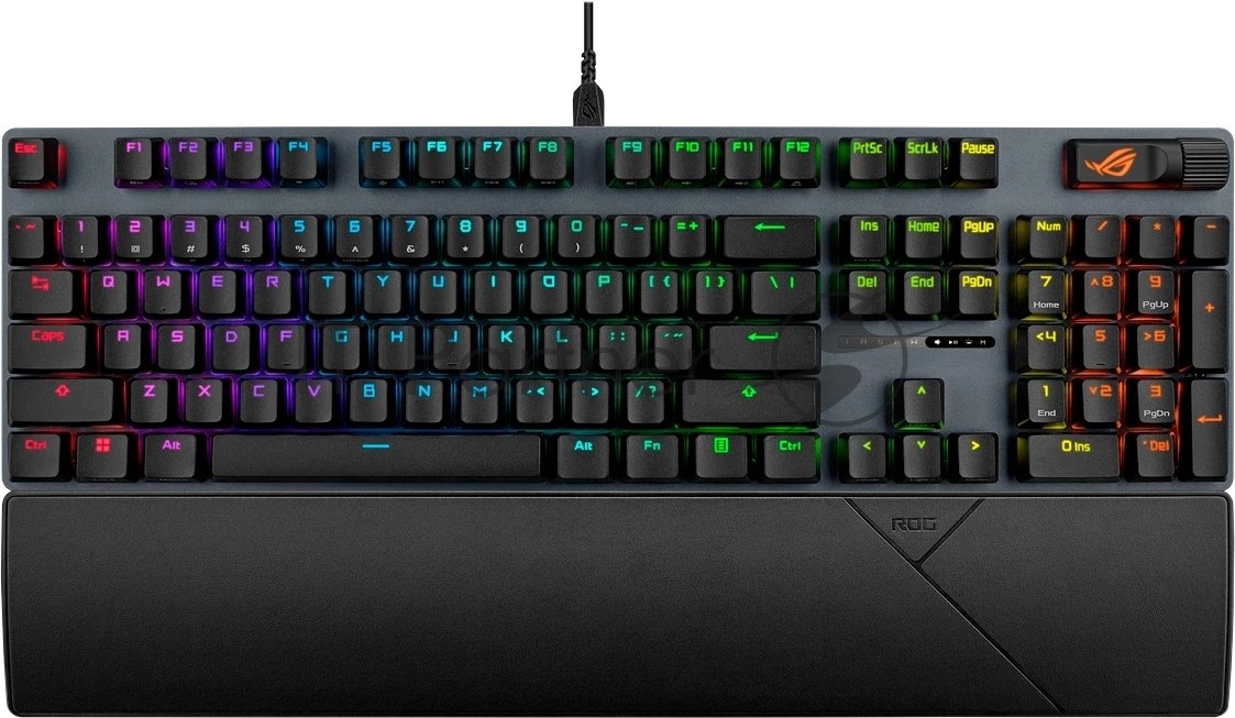 Клавиатура ASUS ROG Strix Scope II X ROG NX Snow V2 проводная, USB Type-A, чёрный