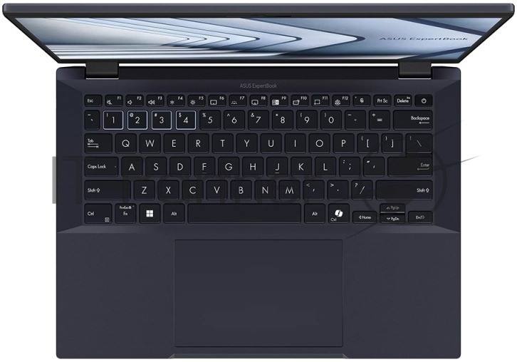 Ноутбук ASUS ExpertBook B3 B3404CVA-Q52718 Intel Core i7 1355U 1700MHz/14"/1920x1200/16Gb/1024Gb SSD/Intel Iris Xe Graphics/Wi-Fi/Bluetooth/DOS (90NX07D1-M032A0) Star Black