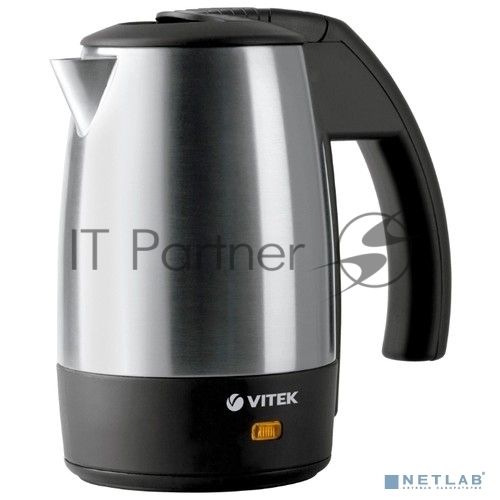Чайник электрический Vitek VT-1154 SR 0.5л. 1000Вт серебристый/черный (корпус: металл)