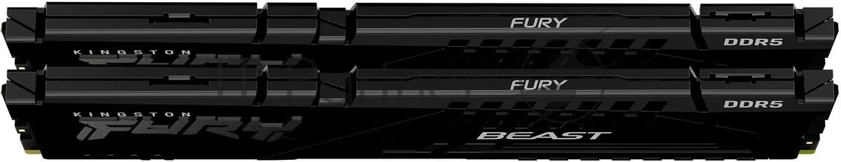 Модуль памяти Kingston 64GB DDR5 6400 DIMM FURY Beast KF564C32BBEK2-64 Non-ECC,  CL32, 1.4V, kit 2*32gb
