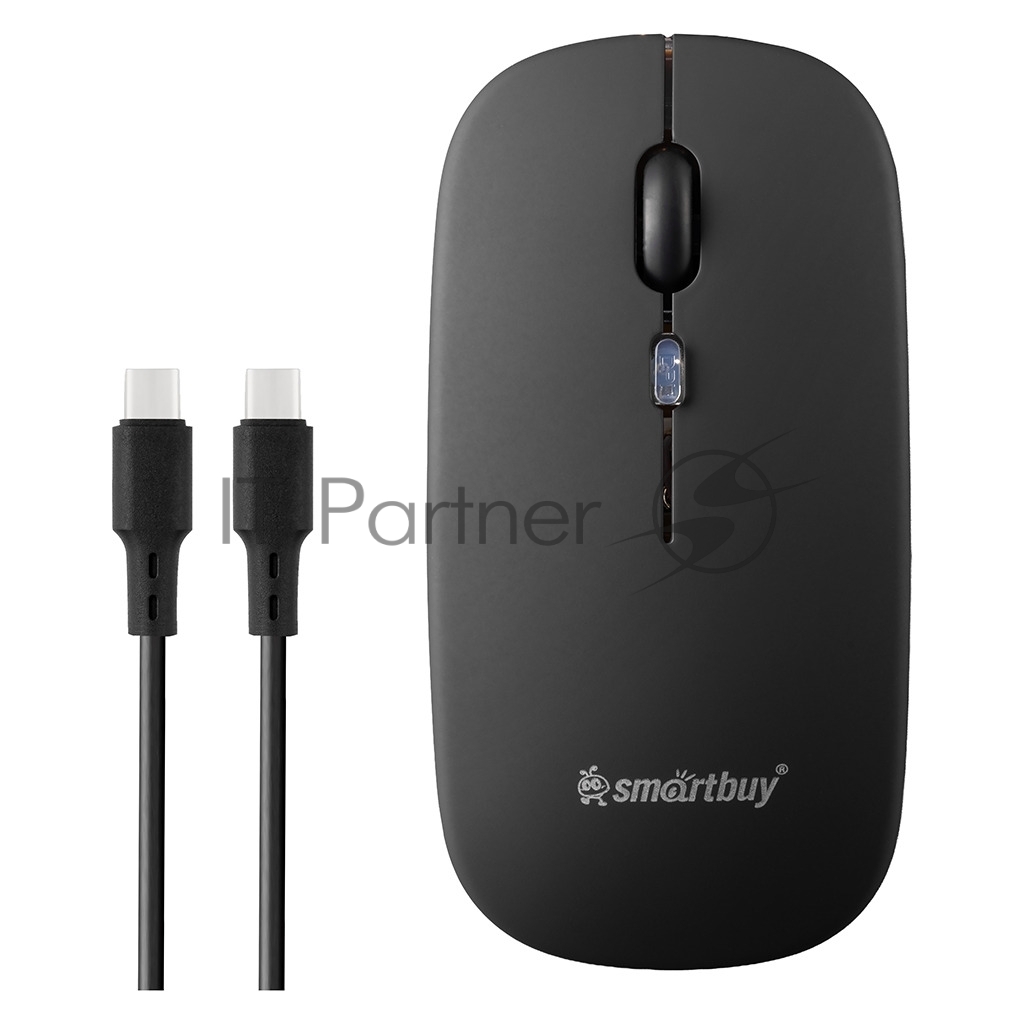 Мышь беспроводная Smartbuy X31 Dual черная (SBM731DK) бесшумная / с зарядкой / 800-1600 dpi/ 2,4G + Bluetooth