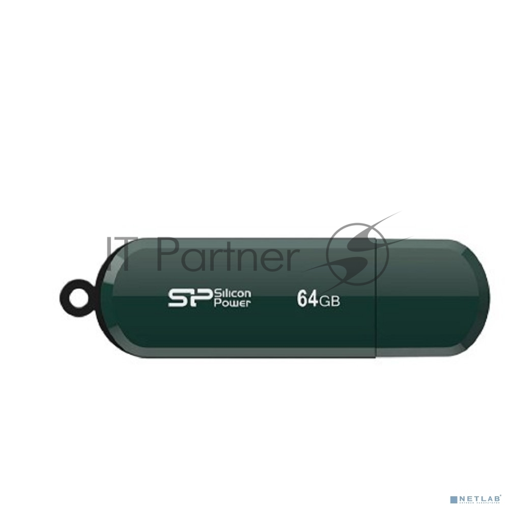 Флешка USB 64 Gb Silicon Power Lux Mini 320, USB 2.0, зеленый