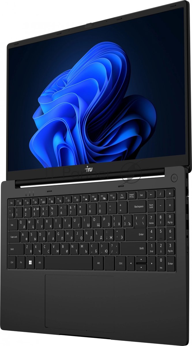 Ноутбук iRU Planio 15ING/N100/8Gb/SSD512Gb/15.6"/IPS/Intel Iris Xe Graphics/Без ОС/черный/1.75kg