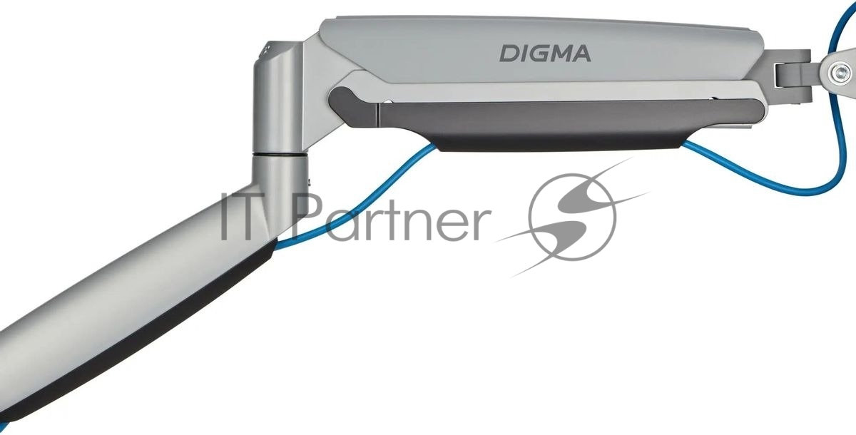 Кронштейн для мониторов ЖК Digma D-MM301 серый 17"-45" макс.15кг крепление к столешнице поворот и наклон