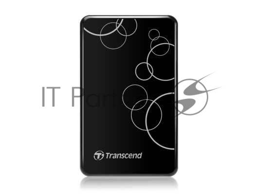 Внешний HDD 2.5" Transcend StoreJet 25A3, 1TB, USB 3.2 Gen 1 Type-A, 5400 rpm, черный