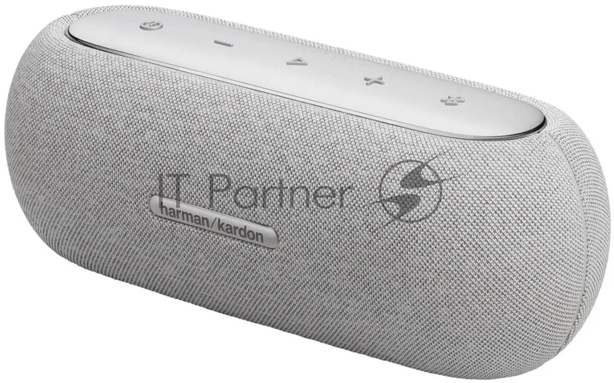 Колонка портативная Harman Kardon Luna Google Assistant, Amazon Alexa серый 40W 1.0 BT/Wi-Fi 4800mAh (HKLUNAGRYEU)