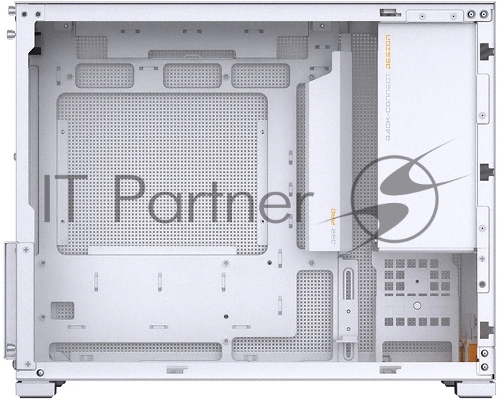 Корпус без блока питания Case JONSBO D32 PRO, Mini-Tower, TG, no fan, 2xUSB-A 3.2 + 1xUSB-C 3.2, mATX, mDTX, mITX White