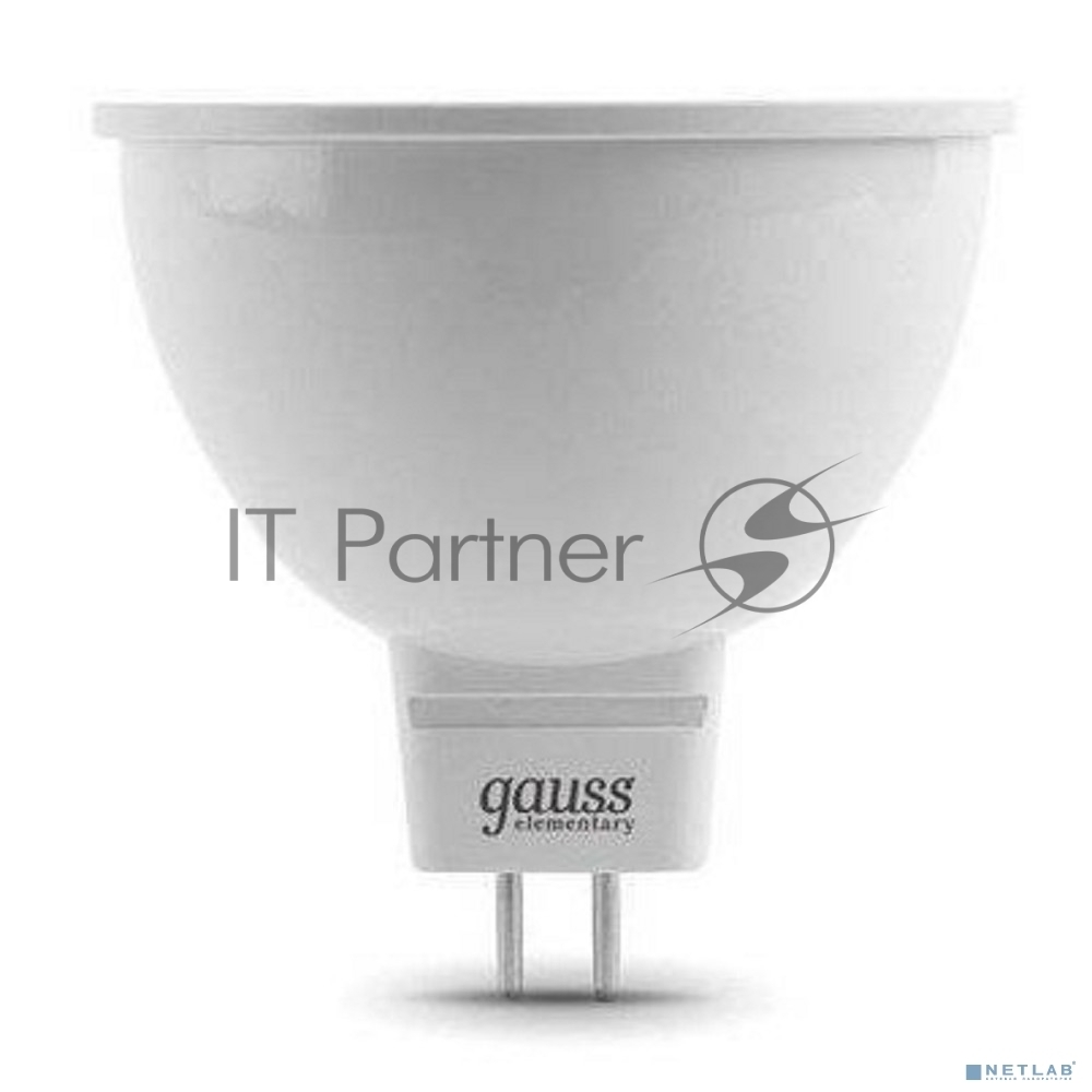 Лампа cветодиодная Gauss LED Elementary 13516MR16 GU5.3 5.5W 2700К1/10/100