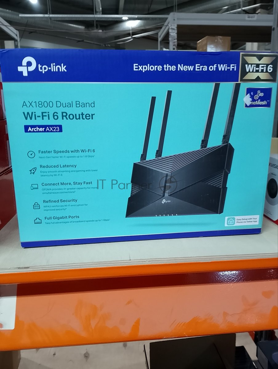 (Поврежденный товар) Маршрутизатор TP-LINK Archer AX23 (AX1800, 1x1000Mbs WAN, 4x1000Mbs LAN) (Archer AX23_002337)