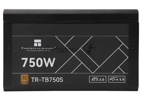 Блок питания Thermalright TR-TB750S, 750Вт, 80+ Bronze, 120мм, немодульный, черный