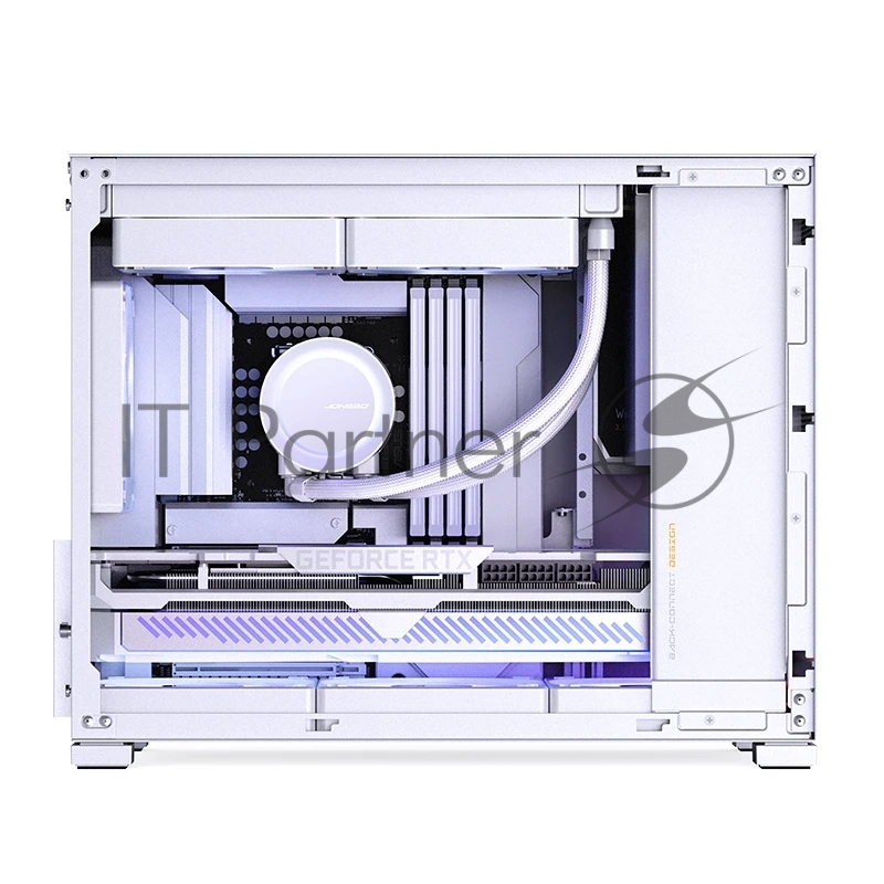 Компьютерный корпус без блока питания Case JONSBO D32 STD, Mini-Tower, TG, no fan, 1xUSB-A 3.0 + 1xUSB-C 3.1, mATX, mITX белый