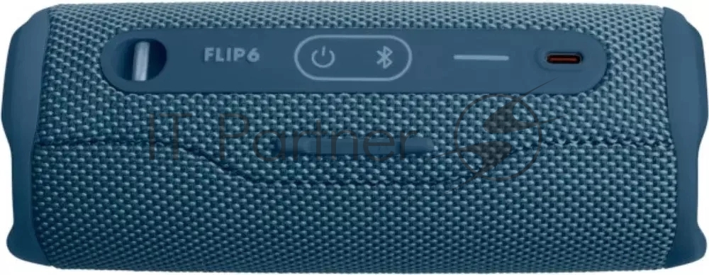 Портативная акустика JBL Flip 6 синий, Bluetooth 5.1, время воспроизведения 12 ч, емкость аккумулятора 4800 mAh, время заряда 2,5 ч, синий