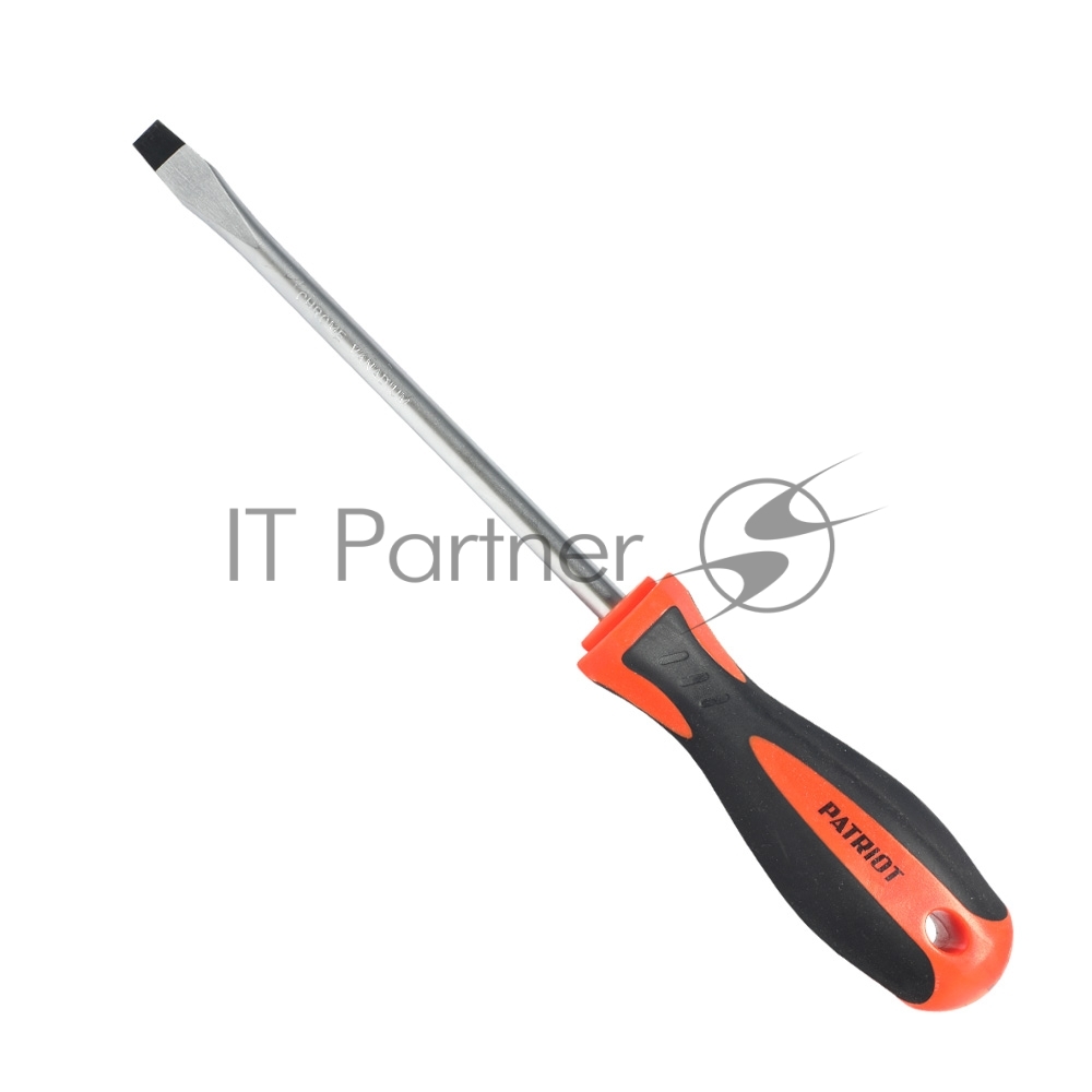 Отвертка Patriot SL8x150, CR-V,магнитная, 2-х компонентная рукоятка