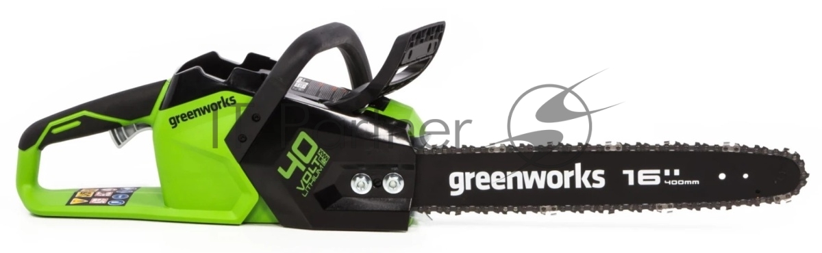 Цепная пила Greenworks GD40CS18 аккум. 1800Вт 2.4л.с. дл.шины:16" (40cm) 1аккум. 8Ач ЗУ (2005807UH)