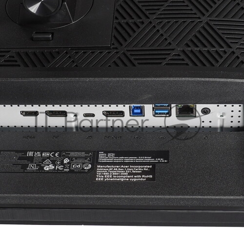 Монитор 27" Acer B278UGbemiqprcuzx IPS 2560x1440, 120 Гц, 4 мс, 16:9, 350 кд/м², HDMI 2.0, DP 1.2, DP out, USB-C (100 Вт), RJ-45, 3.5 Jack, USB Hub (3x USB 3.2), FreeSync, HDR10, динамики (2x2 Вт), веб-камера (5 Мп, IR, микрофон), черный