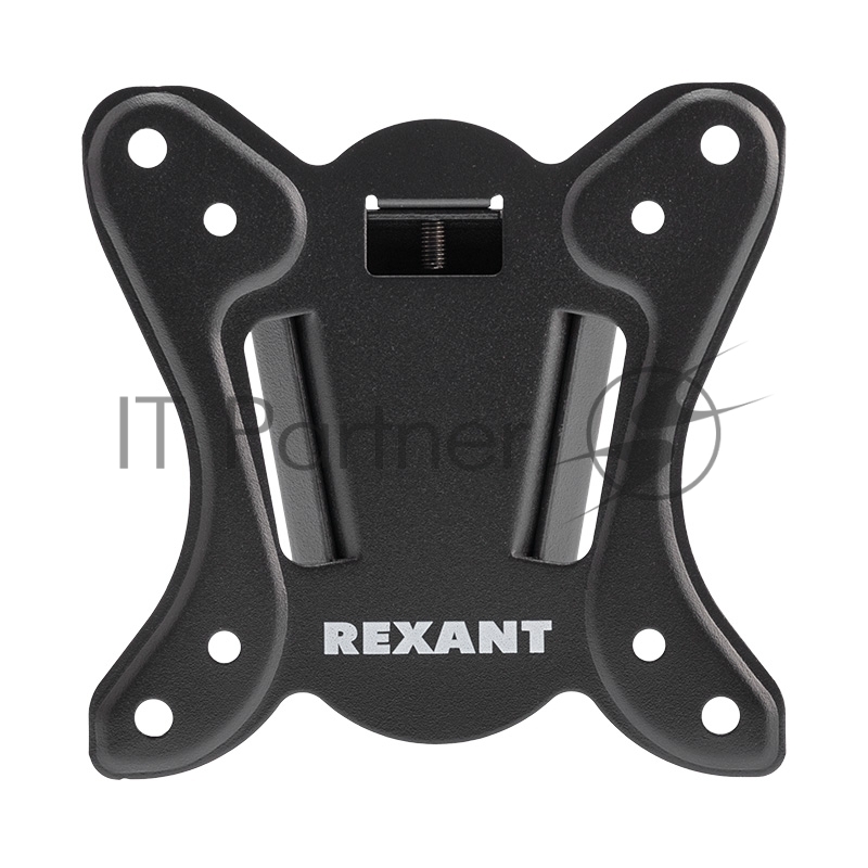 REXANT Кронштейн для телевизора 10"-27", фиксированный чёрный {10"-27" Максимальная нагрузка: 15 кг VESA: 75х75, 100х100 мм}