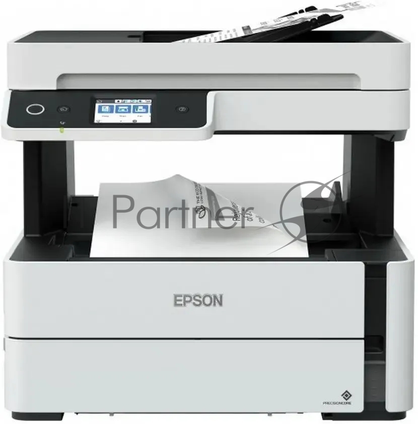 МФУ струйный Epson M3170 (C11CG92501), A4, ч/б, печ. до 39 стр/мин., 2400 x 1200 dpi (печать) 1200x2400dpi (скан.), USB, RJ-45, Wi-Fi, Air Print