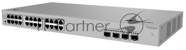 Коммутатор Huawei S310S-24P4JX (L2+, 24*10/100/1000BASE-T ports (400 W PoE+), 2*10GE SFP+ ports, 2*2.5GE SFP ports, built-in AC power)