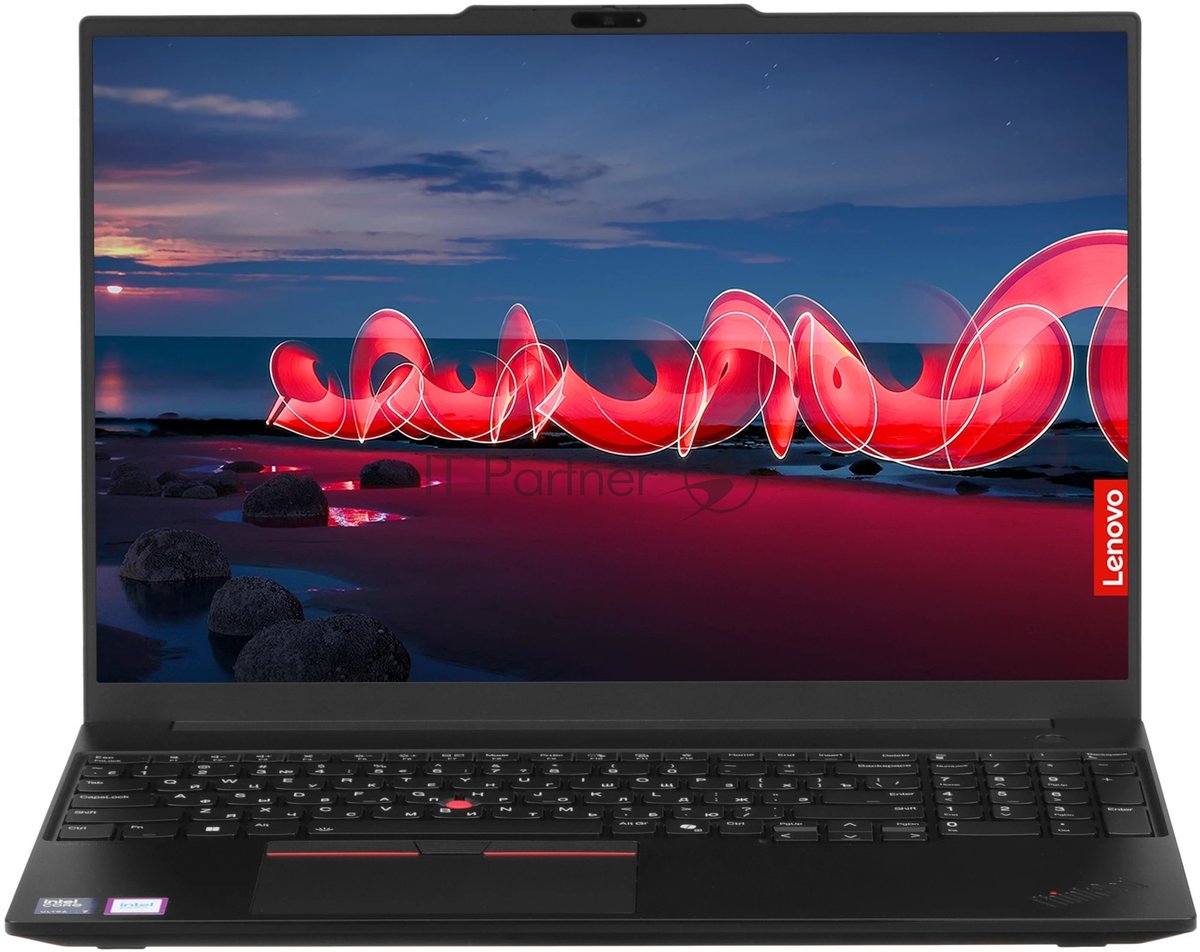 Ноутбук ThinkPad E16 Gen 3 16" WUXGA (1920x1200) IPS 300N, Ultra 5 226V, 16GB Soldered LPDDR5X-8533, 512GB SSD M.2, Intel Arc 130V, WiFi6E, BT, TPM2, FPR, FHD+IR Cam, Kb Ru/Eng,48Wh, 65W USB-C, NoOS, 1Y, 1.63