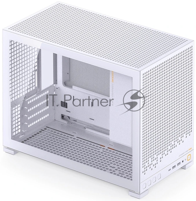 Корпус без блока питания Case JONSBO D32 PRO, Mini-Tower, TG, no fan, 2xUSB-A 3.2 + 1xUSB-C 3.2, mATX, mDTX, mITX White