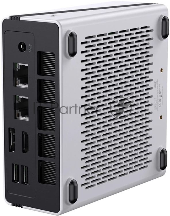 Неттоп Acer Gadget E10 ERBox 1 Ryzen 7 6800H (3.2) 16Gb SSD512Gb 680M Windows 11 Pro 2xGbitEth WiFi BT 120W черный/белый