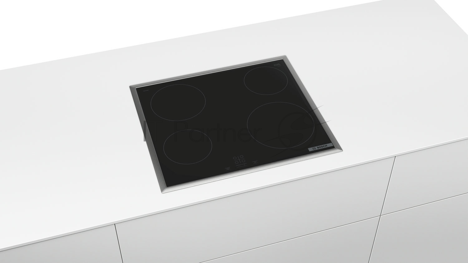 Электрическая варочная поверхность Bosch PKE645BA2E, 4 конфорки, стеклокерамика, 6600 Вт