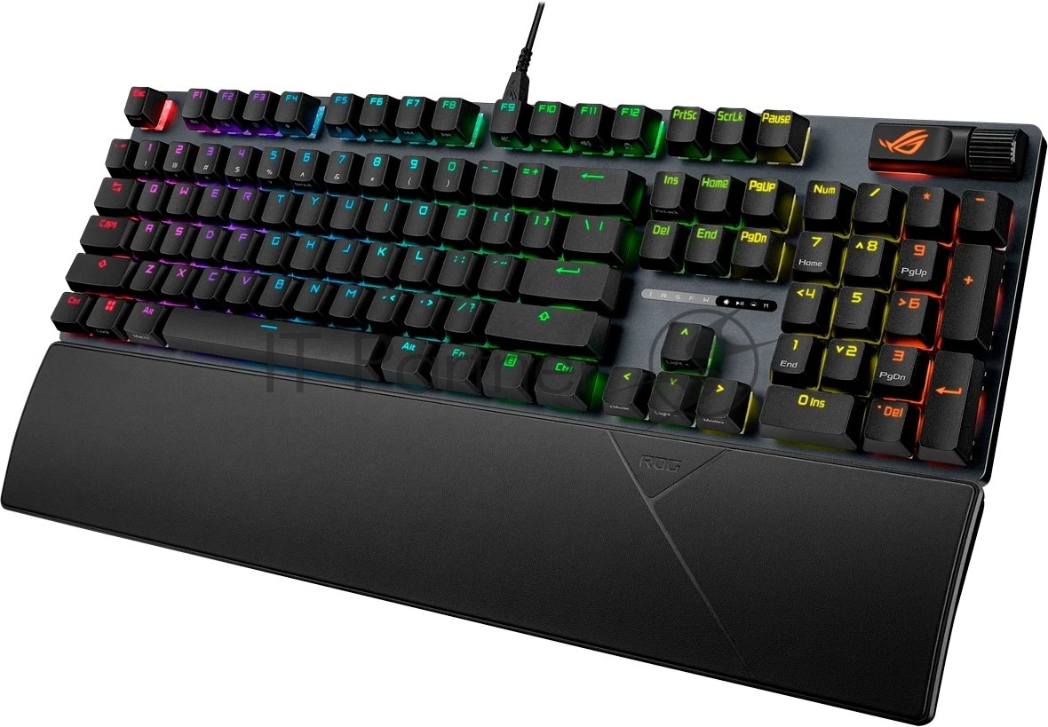 Клавиатура ASUS ROG Strix Scope II X ROG NX Snow V2 проводная, USB Type-A, чёрный