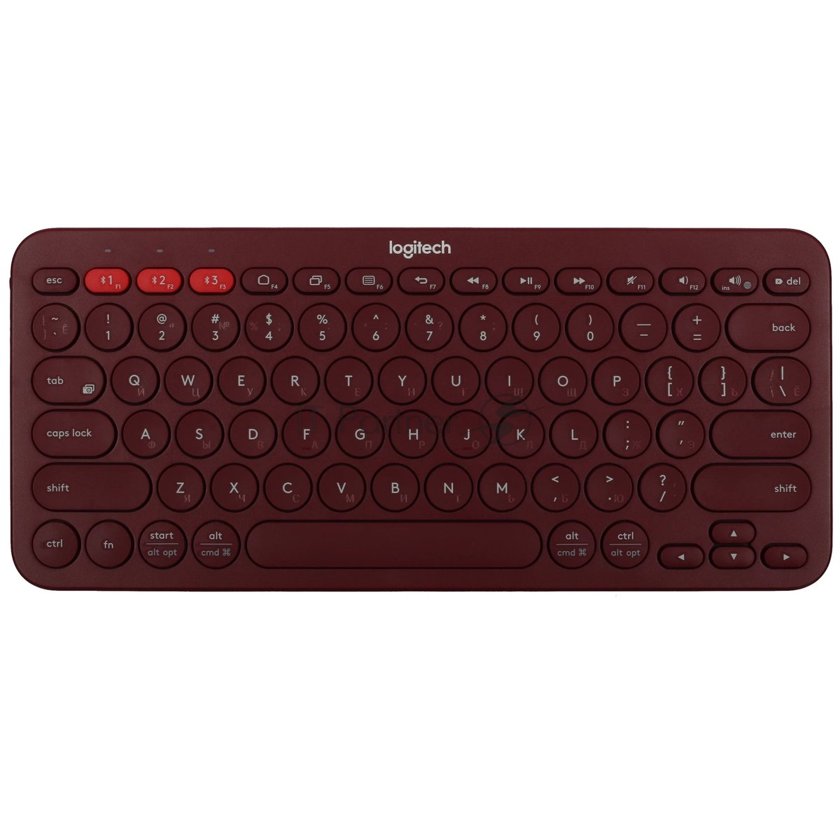 Клавиатура беспроводная Logitech K380 (920-007655) красный