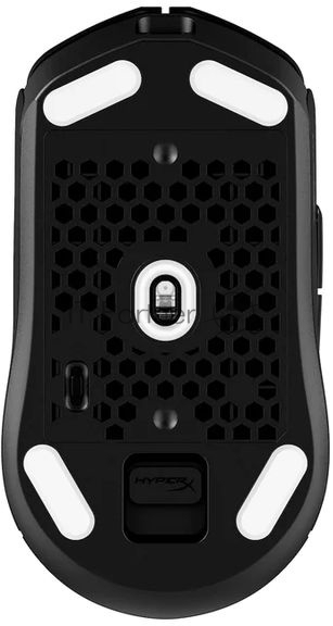 Мышь беспроводная HyperX Haste 2 черный, 26000 dpi, радиоканал, Bluetooth, USB, кнопки - 5