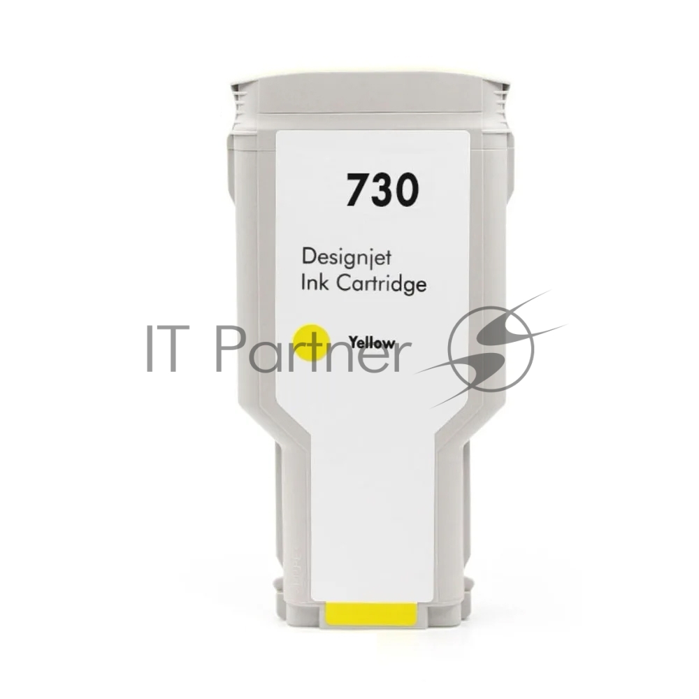 -/ Струйный картридж NV Print 730 (NV-P2V70A) Yellow для HP DesignJet T1700, T1600, T2600 (300 мл) совместимый