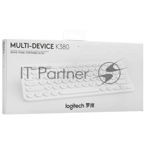 Клавиатура Logitech K380, белый 920-009163
