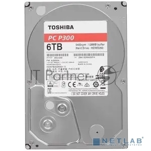 Жесткий диск Toshiba SATA-III 6Tb HDWD260UZSVA P300 (5400rpm) 128Mb 3.5"
