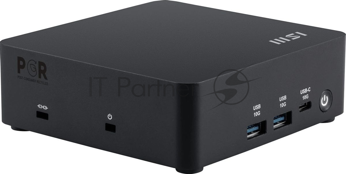 Мини ПК MSI Cubi NUC AI 1UMG-043XRU Core Ultra 5 125H (1.2) 16Gb SSD 512Gb Graphics CR без ОС 2xGbitEth WiFi BT 120W черный (9S6-B20911-043)