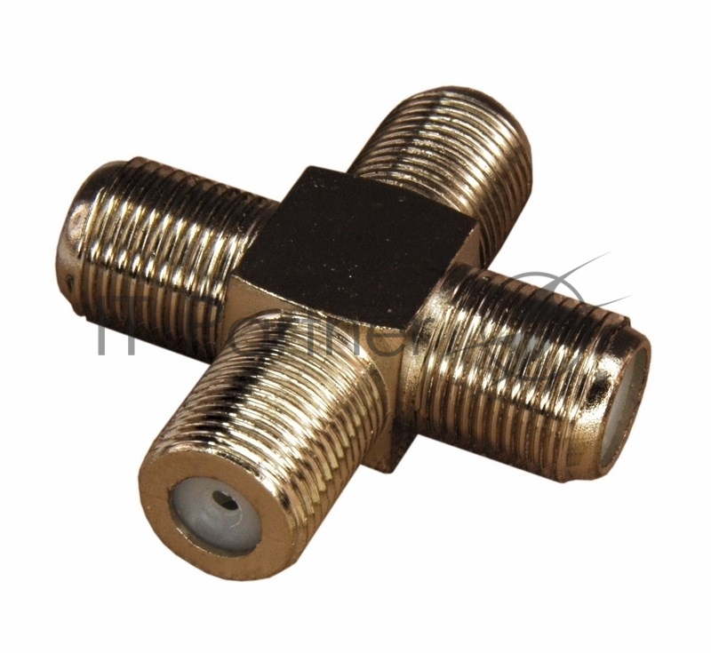 Переходник соединитель PROconnect x4 гнезда F (F- крест)