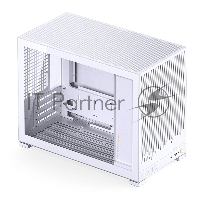 Компьютерный корпус без блока питания Case JONSBO D32 STD, Mini-Tower, TG, no fan, 1xUSB-A 3.0 + 1xUSB-C 3.1, mATX, mITX белый
