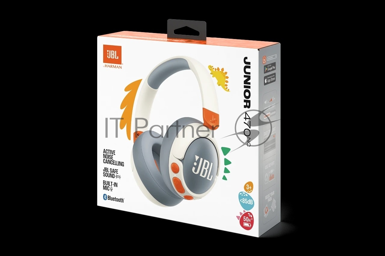 Наушники беспроводные детские JBL JR470NC белый