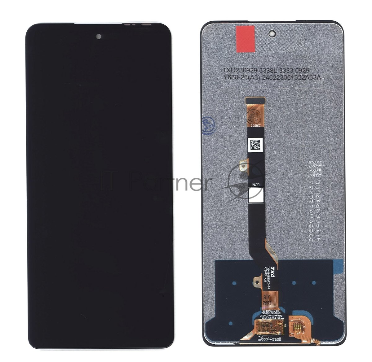 Дисплей для Tecno Pova 5 (LH7n) в сборе с тачскрином черный