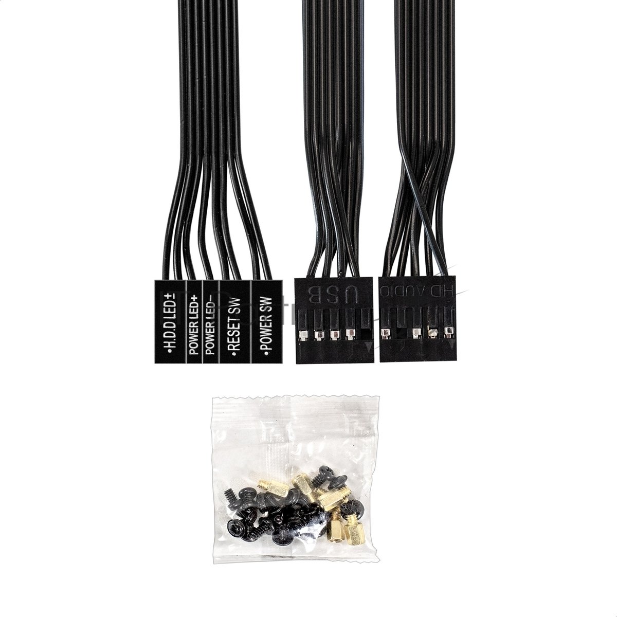 Компьютерный корпус Minitower ExeGate BAA-308M-AA500 (mATX, БП AA500 с вент. 8см, 2*USB, HD Audio, черный)