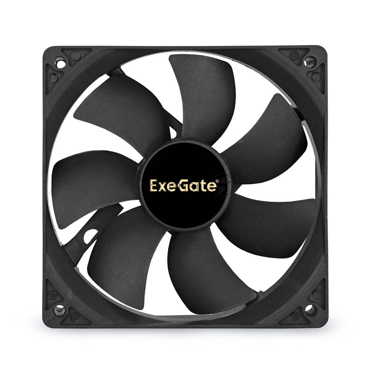 Exegate EX283385RUS Вентилятор ExeGate ExtraPower EP12025S2P, 120x120x25 мм, подшипник скольжения, 2pin, 1600RPM, 26dBA