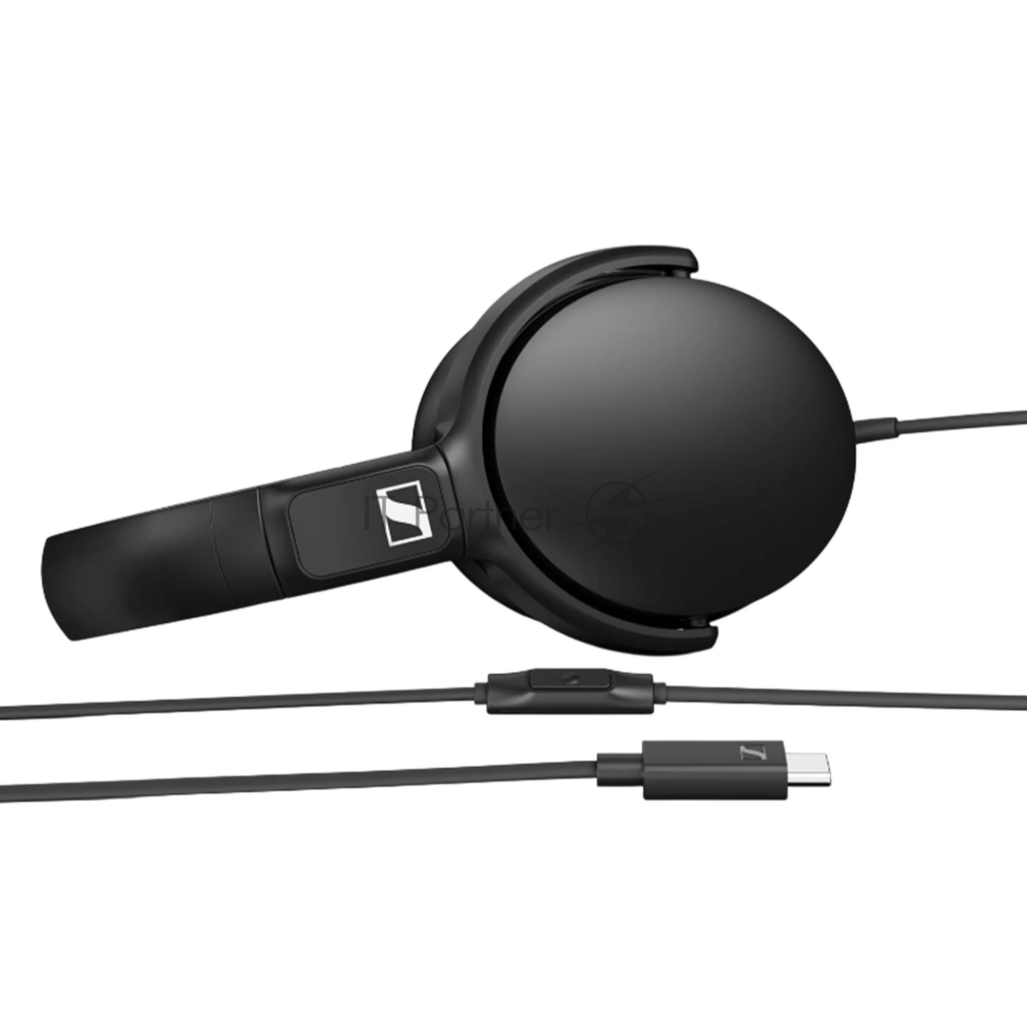 Гарнитура накладные Sennheiser HD 400 U 1.4м черный проводные в ушной раковине (800126)