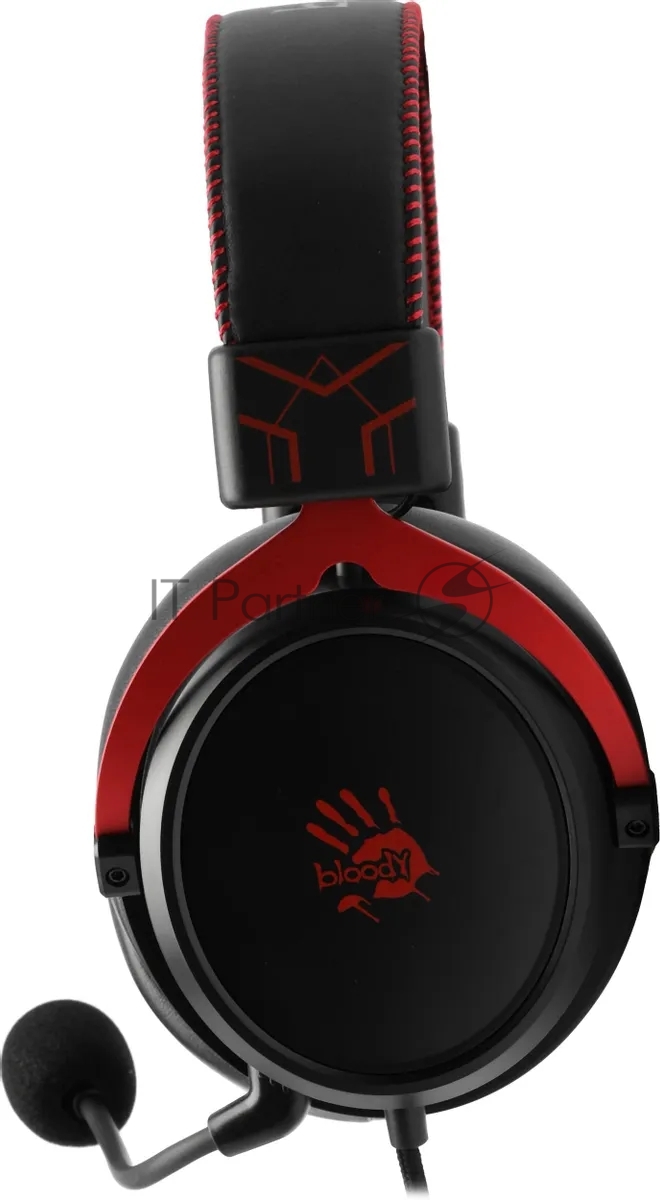 Гарнитура Bloody M590i Sports красный-чёрный, проводная, USB