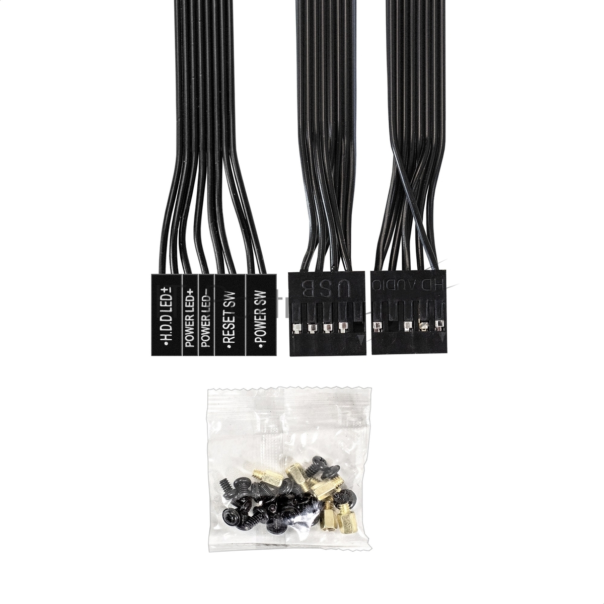 Корпус ExeGate BAA-503-UNS500, Mini-Tower, чёрный, 1 x 80/90 мм, БП 500 Вт